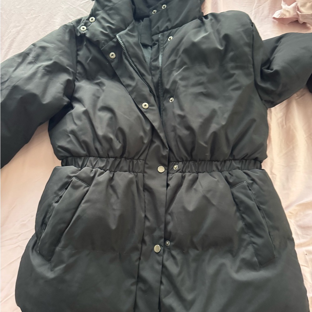 Women's Black Puffer Jacket